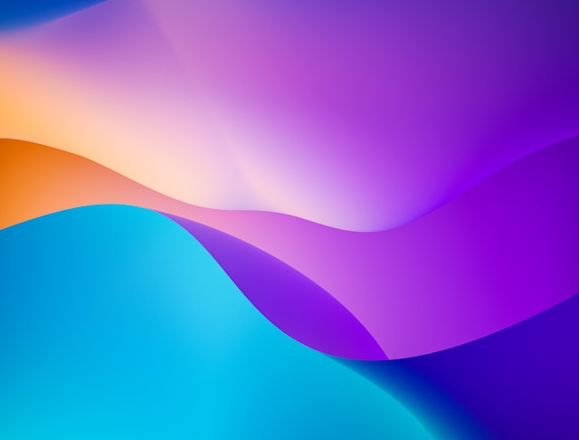 Abstract color gradient — warm to cool, evoking comfort delivered